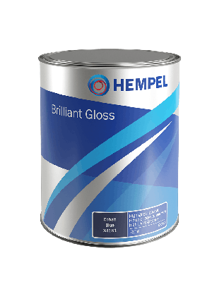 Hempel Brilliant Gloss paint, blue flag, 750 ml