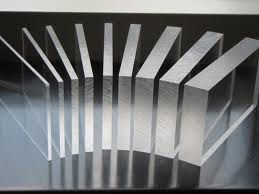 Perspex / acrylique plaque coulée, transparent clair, 10 mm, par m 2