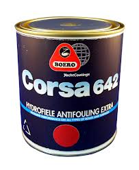 Boero Corsa 641 antifouling sans cuivre, 2,5 litres Noir