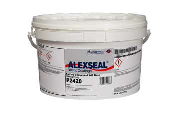 Alexseal Fairing Compound 242, Converter, Fast Red, 2 gallon