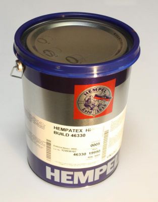 HEMPATEX Farbe Emaille 56360, Schwarz, 5 ltr