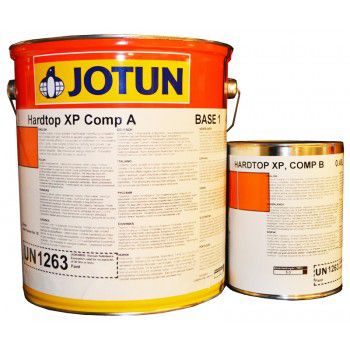 Jotun Hardtop XP, brillance, 5 litres, les couleurs rouge et jaune