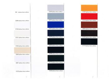 Color Chart Mono-urethane, not to order