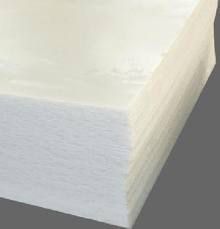 Plastique HDPE / feuille PE, le lait blanc, 5 mm par m 2