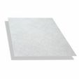 feuille de polyester, blanc, épaisseur 1,5 mm, par m 2
