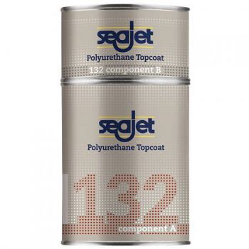 Polyuréthane Topcoat Topcoat Seajet 132, 1 kg, bleu moyen