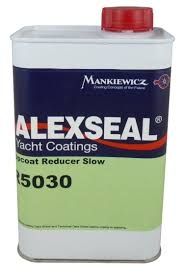 Alexseal Topcoat reducer, slow, R5030, gallon (3,78 liter)